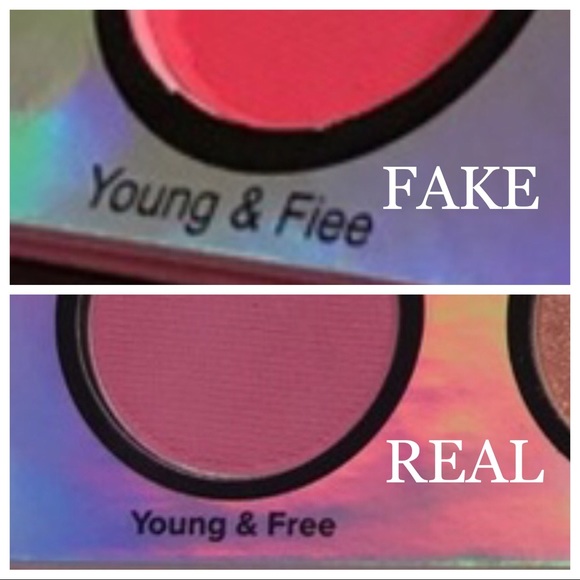 REAL VS. FAKE-Too Faced🌈Life's a Festival Palette - Picture 5 of 5